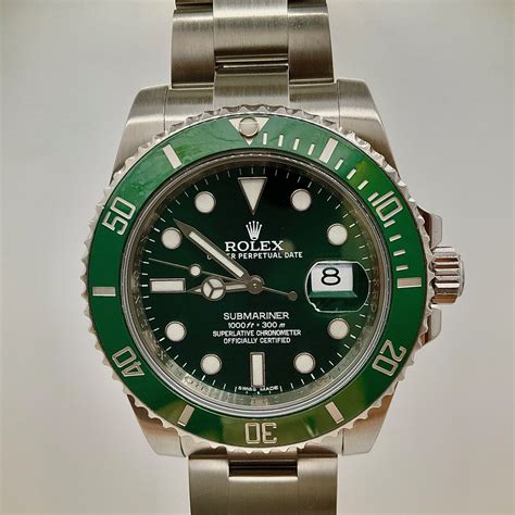 rolex verte prix - Montre Rolex Submariner Date : acier Oystersteel .